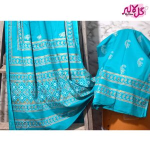 Teal & Gold l - Shirt Duppata Combo A mix of trend and tradition, The Gold Accented collection gives the ultimate glamourous look for any formal event. Its lightweight and breathable fabric makes it the perfect pick for all your outings. Bound to make you look hot without making you hot!