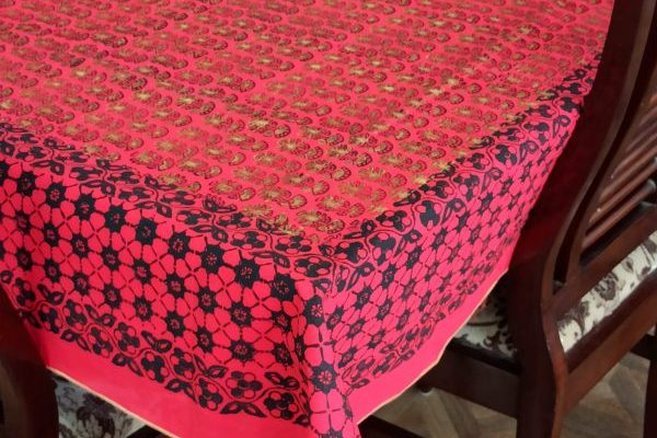 Handprinted Blockprint Table Linen.