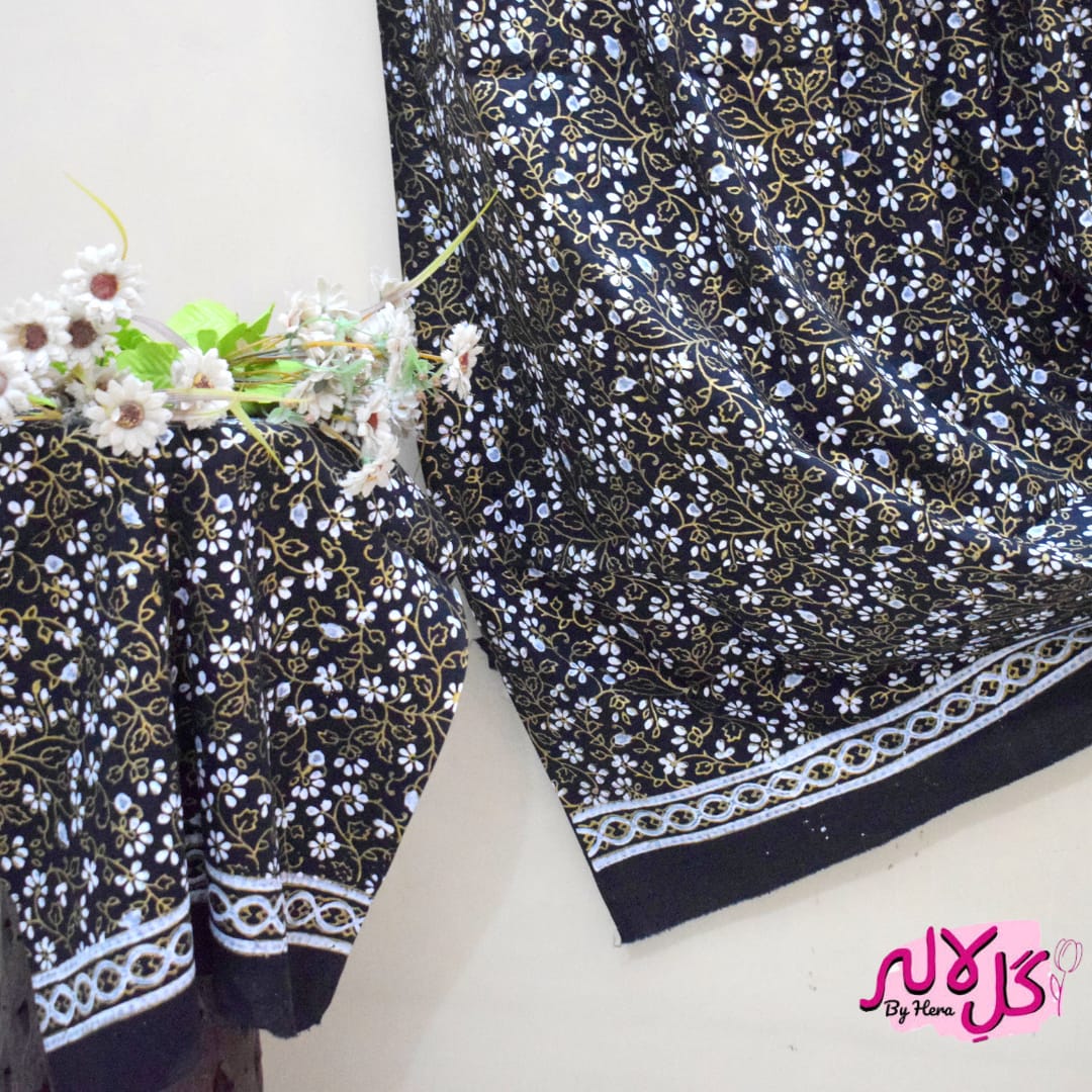 Black & Gold III- Shirt Trouser Combo A mix of trend and tradition, The Gold Accented collection gives the ultimate glamourous look for any formal event. Its lightweight and breathable fabric makes it the perfect pick for all your outings. Bound to make you look hot without making you hot!