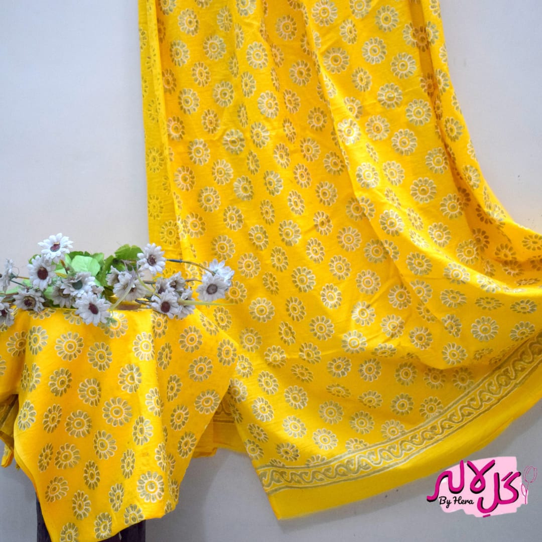 Yellow & Gold I - Shirt Trouser Combo A mix of trend and tradition, The Gold Accented collection gives the ultimate glamourous look for any formal event. Its lightweight and breathable fabric makes it the perfect pick for all your outings. Bound to make you look hot without making you hot!